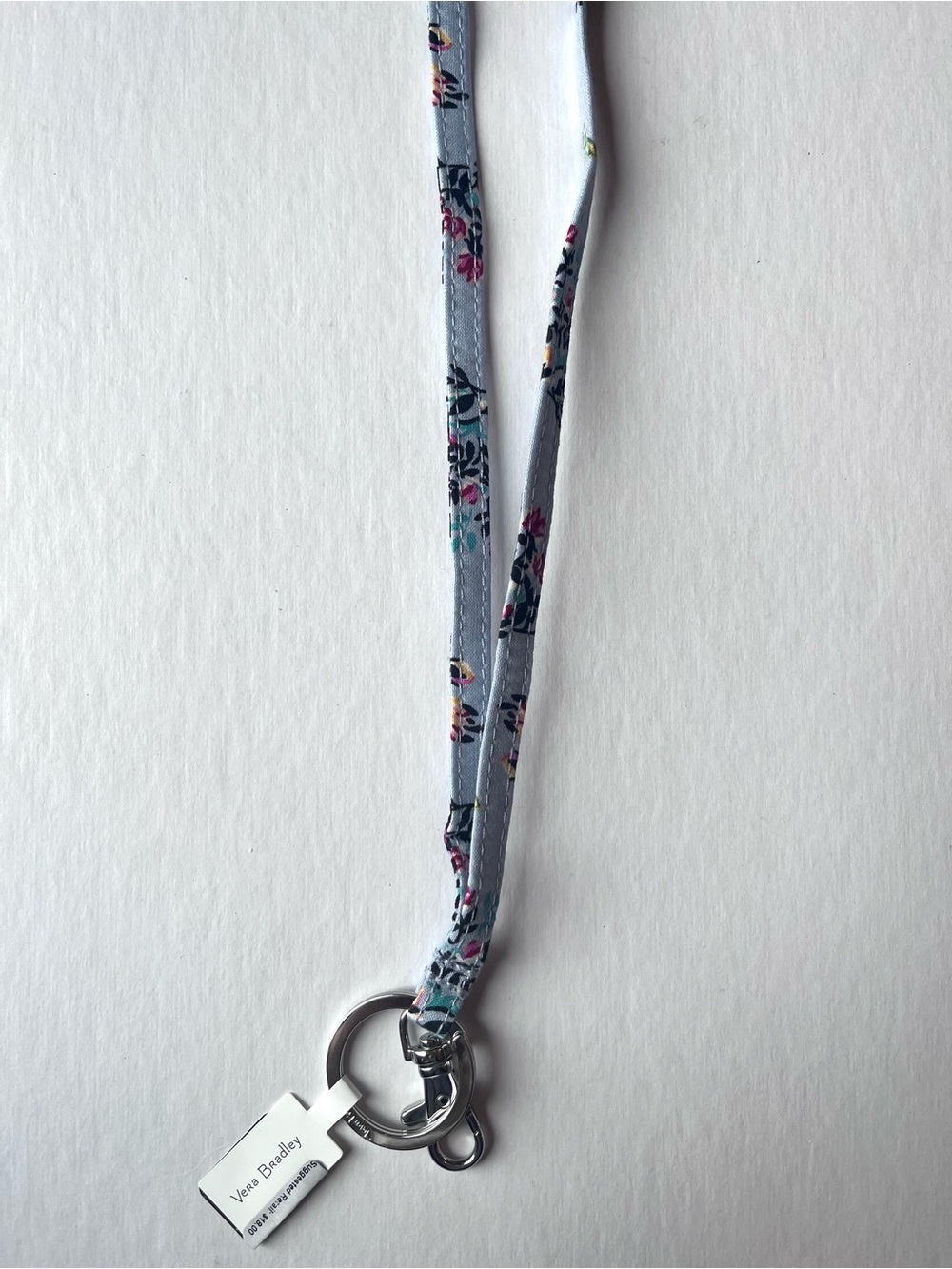 Vera Bradley Women’s Thin Lanyard in Hedgehog Wild NWT Key Holder